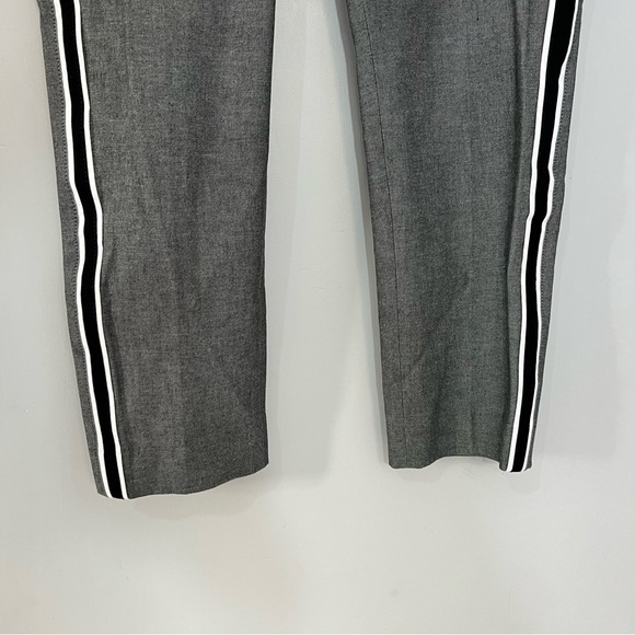 Banana Republic Gray Striped Sloan Pants Career Slacks Business Casual Office - Picture 11 of 13